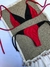 BK DENISSE COMBINADA - ROJO CON NEGRO