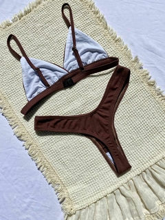 SET AMPARO ALGODON - CHOCOLATE - JAVINA | shop mayorista