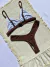 SET AMPARO ALGODON - CHOCOLATE - JAVINA | shop mayorista