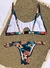 SET REBECA MICROFIBRA - FLOR AZUL MARINO - comprar online