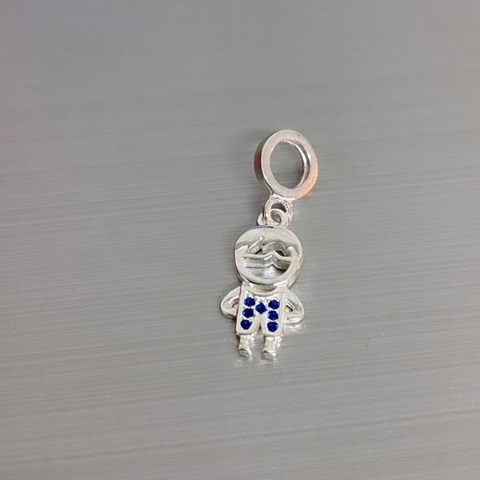 Berloque Menino Azul Prata 925