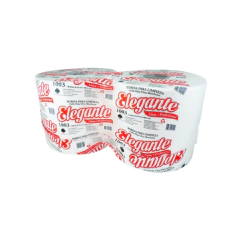 BOBINA INDUSTRIAL DOBLE HOJA ELEGANTE 2 u DE 24 CM x 400 MTS