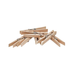BROCHES DE MADERA X 12 U