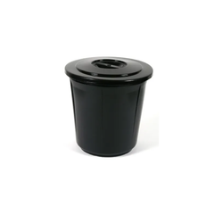 TACHO REDONDO RESIDUOS C/TAPA 8 LTS