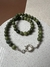 Choker Jade Verde 8 mm - Malvi Concept Store