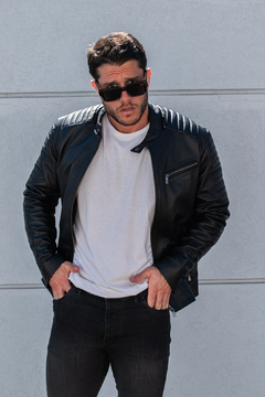 Campera Renzo en negro - comprar online