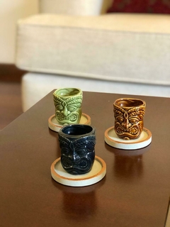 Dupla apoio de copos concreto - comprar online