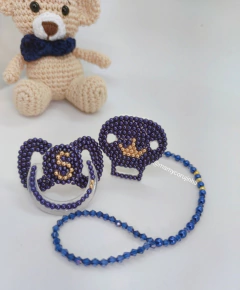 CHUPETA + PRENDEDOR LUXO