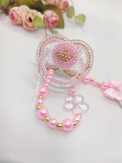 Chupeta Fase 2 Rosa (faço tbm fase 1 outro modelo)