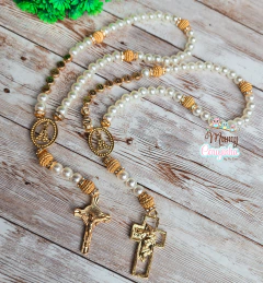 Terço Personalizado dourado - comprar online