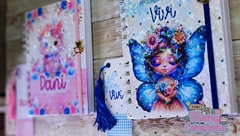 Agenda VIVI A5 Pemanente Personalizada com BRINDE - Mamy Corujinha
