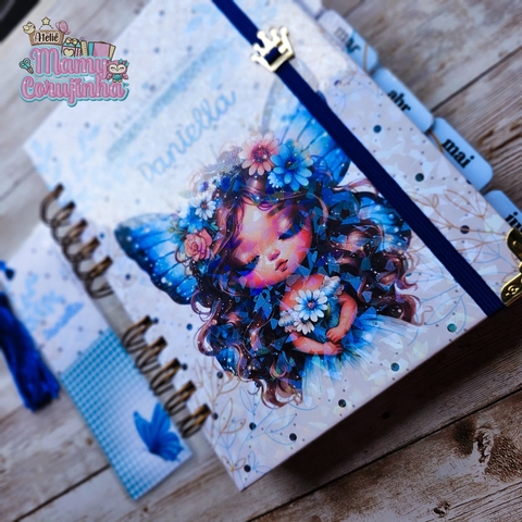 Agenda Datada Personalizada 1 dia por página com divisória E BRINDE !!! - comprar online