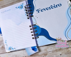 Agenda Datada Personalizada 1 dia por página com divisória E BRINDE !!! - loja online