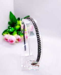 Tiara Strass Preta - comprar online