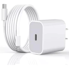 POWER ADAPTER 20w + CABLE USB-C A LIGHTNING 1 M