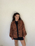 Cardigan Manga Bufante Animal Print - comprar online