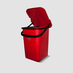 Recipiente Omega con Tapa Levadiza 18 Lts. Plástico Colombraro - comprar online