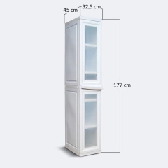 Armario Slim Línea Transparente Plástico Colombraro - SOLO COMPRAS