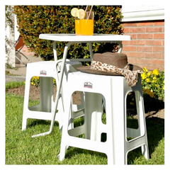 Mesa Picnic con Patas Metálicas Plegables Plástico Colombraro - comprar online