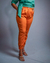 CALÇA JOGGER DE LINHO MISTO LARANJA SECA - 40057 na internet