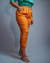 CALÇA JOGGER DE LINHO MISTO LARANJA SECA - 40057 - comprar online