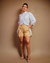 VESTIDO CAMISA COM MANGA LONGA ELÁSTICO PUNHO BRANCO - 51234 - comprar online