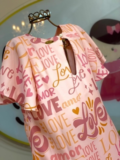 VESTIDO INFANTIL - COLEÇÃO LOVE - Anadlili