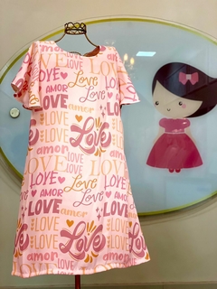 VESTIDO INFANTIL - COLEÇÃO LOVE