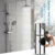 Soporte Deslizante Para Cabezal De Ducha Cromado ABS, Ajustable y Resistente