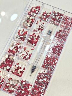 kit de cristales en caja Strass Lashes mix - comprar online