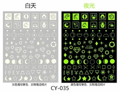 Imagen de sticker brillan en la oscuridad