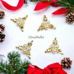 Dijes decoracion uñas Navideños x 2u