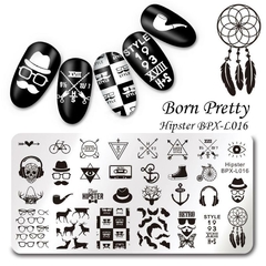 Placa stamping style