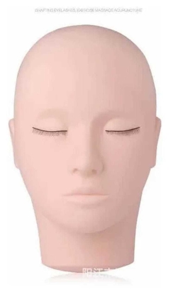 Cabeza Maniquí Para Maquillaje, Pestaña Y Microblading