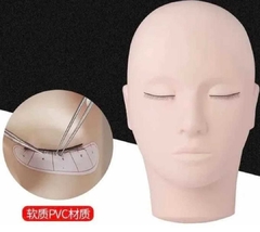 Cabeza Maniquí Para Maquillaje, Pestaña Y Microblading - comprar online