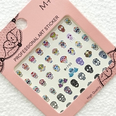 Stickers calavera x 1u (al agua) - STRASS LASHES 