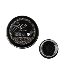 Gel spider con glitter City girl