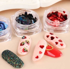 Glitters Confetti Corazones cápsulas X 12u - comprar online