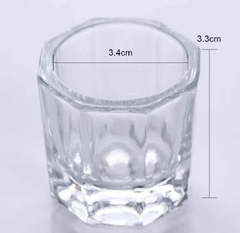 Vaso Dappen De Vidrio Para Uñas Manicura Micro Blading X 2u en internet