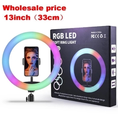 Aro de Luz 32cm RGB con trípode profesional