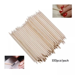 PALITOS NARANJO X 100 U - STRASS LASHES 