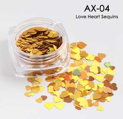 Glitters Confetti Corazones cápsulas X 12u - comprar online
