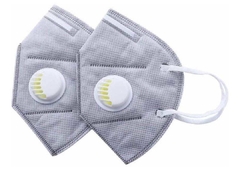 Barbijo Con Respirador colores sutidos - comprar online
