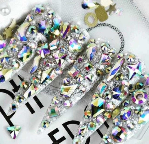 Cristales de Formas AB y BLANCOS 50u