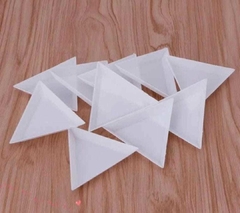 Porta cristales platito triangulo x 5 unidades en internet
