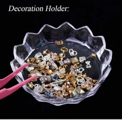 Platito porta strass cristales x 1u