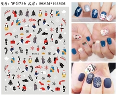 Stickers navidad x 1u (2 modelos) - comprar online