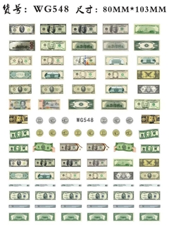 Stickers Dollar x1 (2 modelos) en internet
