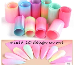 Imagen de foils fluorecentes x 1 caja