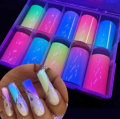 foils fluorecentes x 1 caja - comprar online